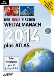 Der neue Fischer Weltalmanach 2014 plus Atlas   DVD-ROM Win