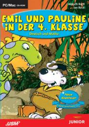 Emil und Pualine in der 4. Klasse Deutsch und Mathe - Neue Abenteuer Lernsoftware - CD-ROM