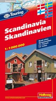Hallwag Straßenatlas: Skandinavien, DK-S-N-FIN-IS. Touring, Transit, Index. 1 : 1 Mio.