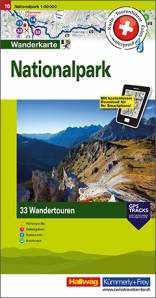 Touren-Wanderkarte 16: Nationalpark 1:50'000 33 Wandertouren