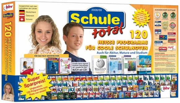 Schule total 2008/09 120 HEISSE PROGRAMME FÜR COOLE SCHULNOTEN Auch für Abitur, Matura und Studium