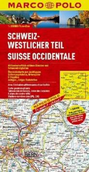 Schweiz - Westlicher Teil Suisse occidentale; Svizzera occidentale; Western Switzerland Maßstab 1:200.000