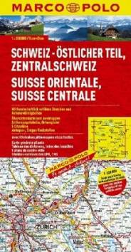 Schweiz - Östlicher Teil - Zentralschweiz Suisse orientale, Susisse centrale Maßstab 1 : 200.000