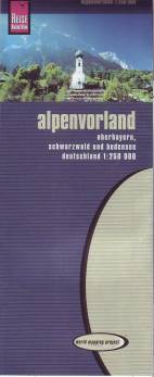 Alpenvorland Oberbayern, Schwarzwald und Bodensee- Deutschland 1:250.000