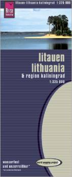 Litauen & Region Kaliningrad Maßstab 1:325000 lithuania  2. Aufl.