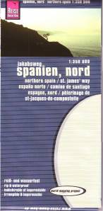 Spanien Nord - Jakobsweg  Spanien 1:350.000 3. Auflage 2007