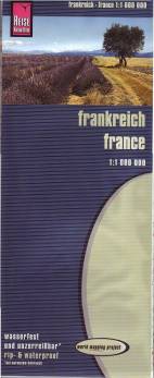 Frankreich / france 1:1 000 000 - wasserfest und unzerreißbar