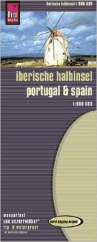 Iberische Halbinsel portugal & spain 1:900 000