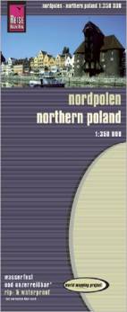 Polen Nord - Nordpolen - northern poland  1:350.000 2. Aufl.