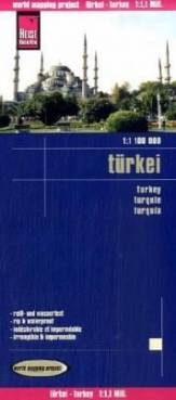Landkarte Türkei (1:1.100.000)  turkey / turquie / turquía 2. Aufl.