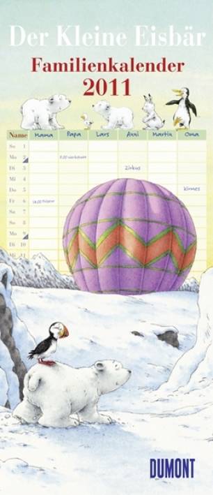 Der Kleine Eisbär Familienkalender 2011