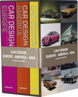 Car Design Box Set 3 Hardcover-Bände im Schuber 392 + 392 + 304 Seiten
3 Hardcover-Bände im Schuber
ca. 850 Farb- und Schwarz-Weiß-Fotografien

Text in Englisch und (Deutsch, Französisch)