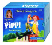 Heike Makatsch liest Astrid Lindgren (nur Rezension fehlt noch) Geschichten von Pippi Langstrumpf Gesamtausgabe (9 CD)