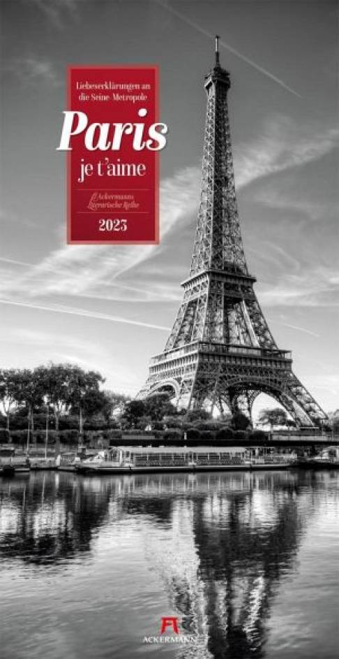 Paris, je t'aime Literatur-Kalender 2023
