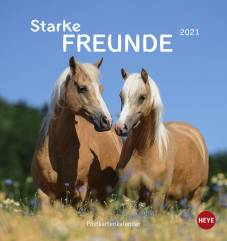 Starke Freunde 2021 Pferde Postkartenkalender