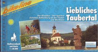 Liebliches Taubertal Der „Klassiker“ und der „Sportive“ Taubertal-Radweg zwischen Rothenburg und Wertheim 5. überarbeitete Aufl. 

Maßstab 1:50.000
