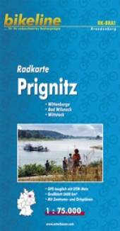 Radkarte Prignitz - Maßstab 1:75.000 Wittenberge - Bad Wilsnack - Wittstock GPS-tauglich mit UTM-Netz
wasserfest und reißfest
