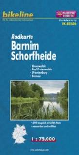 Radkarte Barnim, Schorfheide, Maßstab 1:75.000 Eberswalde - Bad Freienwalde - Oranienburg - Bernau RK-BRA 06