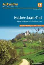 Kocher-Jagst-Trail Wandervergnügen im Hohenloher Land - Fernwanderweg, 193 km, 1:35.000 Länge: 193 km
Stadtpläne, Übernachtungsverzeichnis, Höhenprofil, Fadenheftung