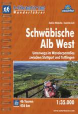 Schwäbische Alb West  Unterwegs im Wanderparadies zwischen Stuttgart und Tuttlingen Länge: 456 km
Höhenprofil, Spiralbindung