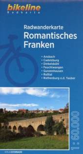 Radwanderkarte Romantisches Franken Ansbach - Cadolzburg - Dinkelsbühl - Feuchtwangen - Gunzenhausen - Roßtal - Rothenburg ob der Tauber. 1 : 60.000 2. Aufl.