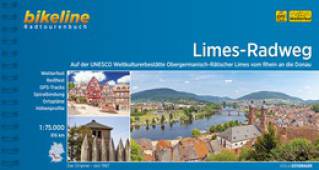 Limes-Radweg - 1:75000  Auf der UNESCO Weltkulturerbestätte Obergermanisch-Rätischer Limes vom Rhein an die Donau Länge: 816 km
Stadtpläne, Übernachtungsverzeichnis, Höhenprofil, Spiralbindung