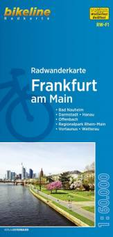 Radwanderkarte Frankfurt am Main - Maßstab 1:60.000 Bad Nauheim – Darmstadt – Hanau – Offenbach – Regionalpark Rhein-Main – Vortaunus – Wetterau 2. Aufl.