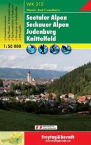 WK 212 Wander-, Rad- und Freizeitkarte: Seetaler Alpen – Seckauer Alpen – Judenburg – Knittelfeld, 1:50.000