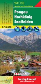 Freytag & Berndt Wander-, Rad- und Freizeitkarte WK 103: Pongau, Hochkönig, Saalfelden - Maßstab 1:50.000