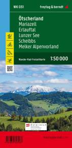 WK 031 Ötscherland - Mariazell - Erlauftal - Lunzer See - Scheibbs - Melker Alpenvorland, Wanderkarte 1:50.000 mit Infoguide, GPX Tracks, wasserfest und reißfest
