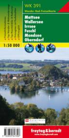 Freytag & Berndt Wander-, Rad- und Freizeitkarte 391: Mattsee, Wallersee, Irrsee, Fuschl, Mondsee, Oberndorf 1:50.000