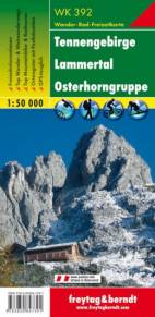 WK 392: Tennengebirge – Lammertal – Osterhorngruppe, Wanderkarte 1:50.000