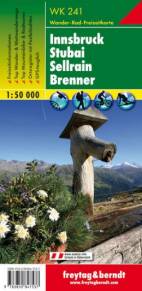 Wander-, Rad- und Freizeitkarte WK 241: Innsbruck, Stubai, Sellrain, Brenner - Maßstab 1:50.000