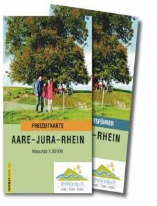Tandem-Kombi Freizeitkarte und Landschaftsführer Aare - Jura - Rhein