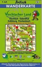 Fritsch-Wanderkarte Nr.118: Viechtacher Land Wanderkarte. Geiersthal, Kollnburg, Prackenbach - Maßstab 1:35.000 9. Aufl.