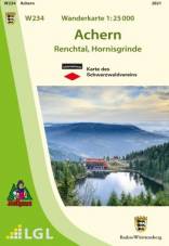 W234 Wanderkarte 1:25000: Achern  Renchtal, Hornisgrinde Herausgeber
Landesamt für Geoinformation und Landentwicklung Baden-Württemberg