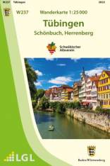 Wanderkarte in 1:25 000: Tübingen (W237) Schönbuch, Herrenberg  Herausgeber:
Landesamt für Geoinformation und Landentwicklung Baden-Württemberg