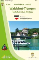 Wanderkarte 266: Waldshut-Tiengen - Maßstab 1:25000 Hochrhein (Ost), Klettgau - Karte des Schwarzwaldvereins