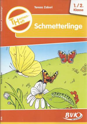 Themenheft Schmetterlinge  1./2. Klasse