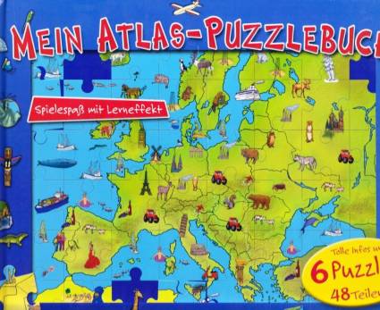 Mein Atlas Puzzlebuch Spielspaß mit Lerneffekt