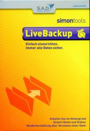 SimonTools LiveBackup Einfach einzurichten. Immer alle Daten sicher. Arbeitet live im Hintergrund
Sichert Daten und Ordner
Wiederherstellung aller Versionen einer Datei