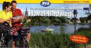 Havel-Radweg 1:75.000 von der Mecklenburgischen Seenplatte an die Elbe Kompakt-Spiralo Havel-Radweg im Maßstab 1:75.000