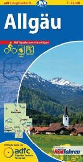 Allgäu, Fahrrad-Karte im Maßstab 1:75.000 Memmingen-Kaufbeuren-Kempten-Bregenz / Mit Tagestouren-Vorschlägen 5. Auflage 2013

mit UTM-Koordinatengitter zur Entfernungsmessung und Standortbestimmung mit GPS-Geräten
ADFC-Regionalkarte Allgäu im Maßstab 1:75.000