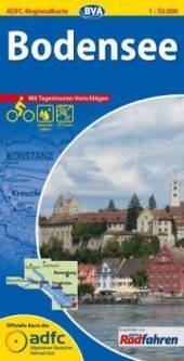 Bodensee ADFC Regionalkarte 1:50.000 Mit Tagestouren-Vorschlägen 7. Auflage 2014
mit Bodenseeradweg und Rheintour
mit UTM-Gitter
ADFC-Regionalkarte Bodensee im Maßstab 1:50.000