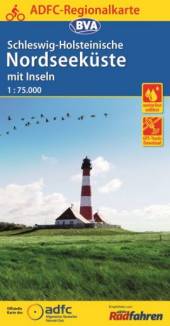 Schleswig-Holsteinische Nordseeküste mit Inseln - 1:75.000 5. Auflage 2016