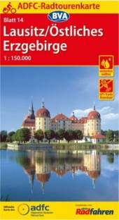 Lausitz / Östliches Erzgebirge 1:150.000  8. Auflage 2016
