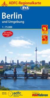 Berlin und Umgebung - 1:75.000 mit neuem Knotenpunktnetz 9. Auflage 2016