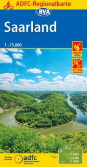Saarland 1:75.000  5. aktualisierte Auflage 2017