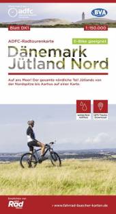 ADFC-Radtourenkarte DK1: Dänemark/Jütland Nord Maßstab 1:150.000, reiß- und wetterfest, GPS-Tracks Download, E-Bike geeignet