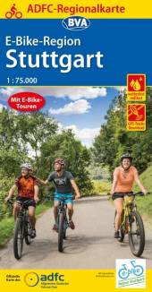 E-Bike-Region Stuttgart  Mßstab 1:75.000 6. Auflage 2020
